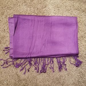 Purple pashmina